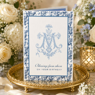 Carte Anniversaire de la Vierge Marie Mère catholique