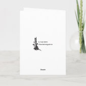 CARTE ANNIVERSAIRE DE LA VIGNE DE GRAPE (Dos)