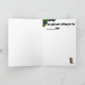 CARTE ANNIVERSAIRE DE LA VIGNE DE GRAPE (Intérieur)