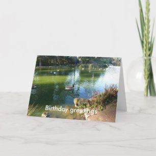 Carte Anniversaire de lac stow
