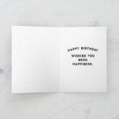 Carte Anniversaire de Lacrosse (Intérieur)
