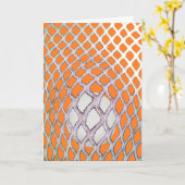 Carte Anniversaire de Lacrosse (Fleur jaune)