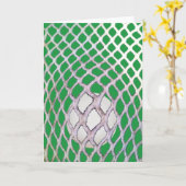 Carte Anniversaire de Lacrosse (Fleur jaune)