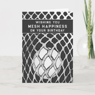 Carte Anniversaire de lacrosse drôle