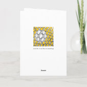 Carte Anniversaire de lacrosse drôle (Dos)