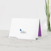 Carte Anniversaire de l'améthyste mauve du 6e Mariage (Dos)