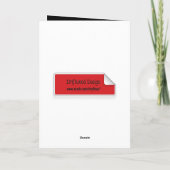 Carte Anniversaire de l'amour (Dos)