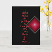 Carte Anniversaire de l'amour (Fleur jaune)