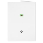 Carte Anniversaire de l'amour du chat (Dos)