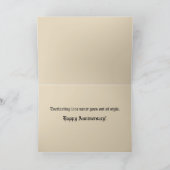 Carte Anniversaire de l'amour éternel (Intérieur)