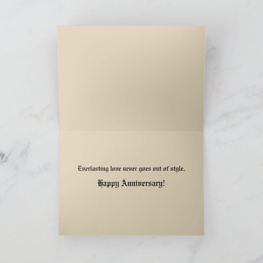 Carte Anniversaire de l'amour éternel (Intérieur)