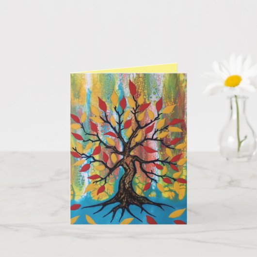 Carte Anniversaire de l'arbre à vie (Petite plante)