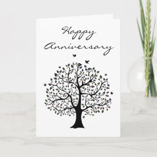 Carte anniversaire de l'arbre de vie