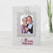 Carte Anniversaire de l'argent (Devant)