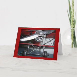 Carte Anniversaire de l'avion