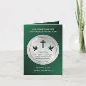 Carte Anniversaire de l'Église d'Appréciation de Silver  (Devant)