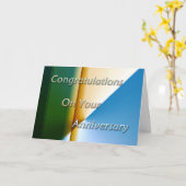 Carte Anniversaire de l'employé (Fleur jaune)