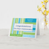 Carte Anniversaire de l'employé (Fleur jaune)