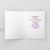 Carte Anniversaire de l'employé 1 an, Sun (Intérieur)