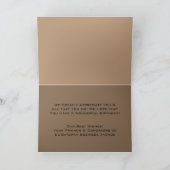 Carte Anniversaire de l'employé avec logo de l'entrepris (Intérieur)