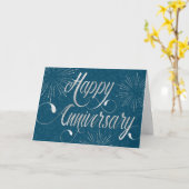 Carte Anniversaire de l'employé Étoile de texte Tourbill (Fleur jaune)