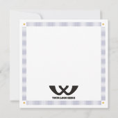 Carte Anniversaire de l'employé rétroactif années de ser (Dos)