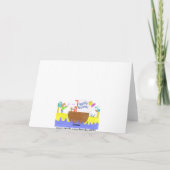 Carte Anniversaire de l'enfant (Dos)