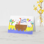 Carte Anniversaire de l'enfant (Fleur jaune)
