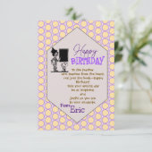 Carte Anniversaire de l'enseignant (Debout devant)