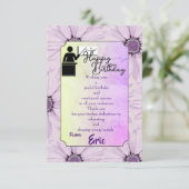 Carte Anniversaire de l'enseignant (Debout devant)