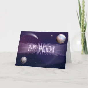 Carte Anniversaire de l'espace