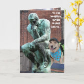 Carte Anniversaire de l'étudiant de niveau collégial/sup (Fleur jaune)