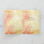 Carte Anniversaire de l'ex-mari California Quail Bird (Intérieur)