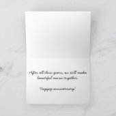 Carte Anniversaire de l'harmonie (Intérieur)