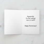 Carte Anniversaire de l'Homme Chanceux (Intérieur)