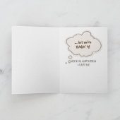 Carte Anniversaire de l'humour Golden Retriever (Intérieur)