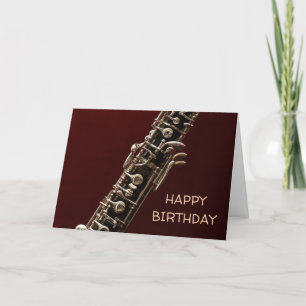 Carte Anniversaire de l'instrument de musique classique 