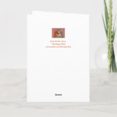 Carte Anniversaire de l'oie sotte (Dos)