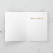 Carte Anniversaire de l'oie sotte (Intérieur)
