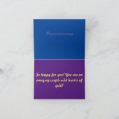 Carte Anniversaire de l'or (Intérieur)