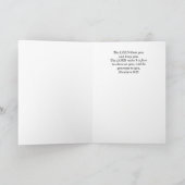 Carte Anniversaire de l'ordination du diacre Prairie ens (Intérieur)