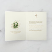 Carte Anniversaire de l'Ordination du prêtre catholique  (Intérieur)
