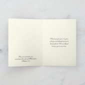 Carte Anniversaire de l'ordination d'un prêtre catholiqu (Intérieur)