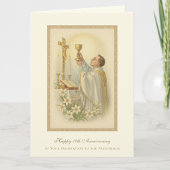 Carte Anniversaire de l'ordination d'un prêtre catholiqu