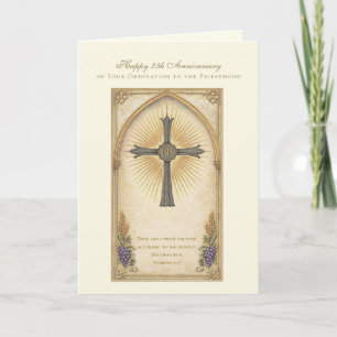 Carte Anniversaire de l'ordination sacerdotale Dessin sa