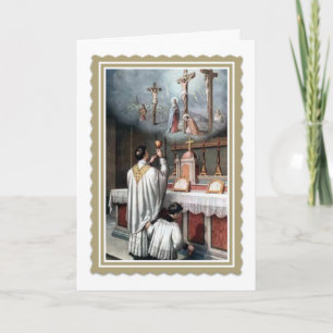 Carte Anniversaire de l'ordination sacerdotale Jésus