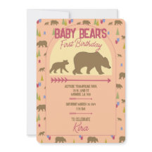 Anniversaire de l'ours-bébé