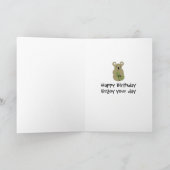 Carte Anniversaire de l'ours koala (Intérieur)