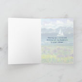 Carte Anniversaire de Lupines de lac mountain de (Intérieur)