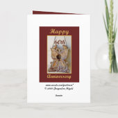 Carte Anniversaire de maman et de papa soixantième avec (Dos)